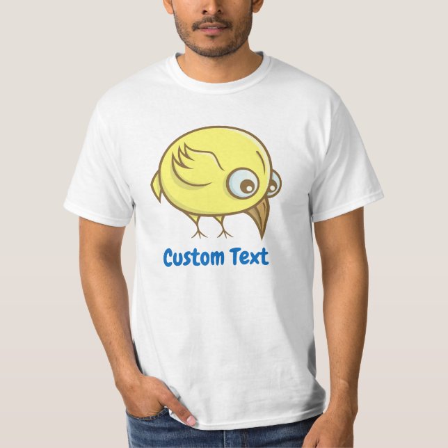 Yellow bird cartoon T-Shirt (Front)