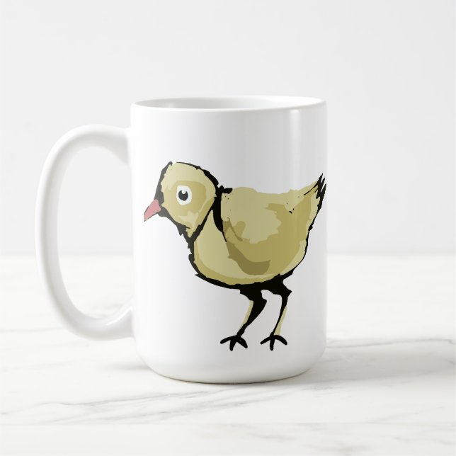 Yellow Bird Coffee Mug (Left)