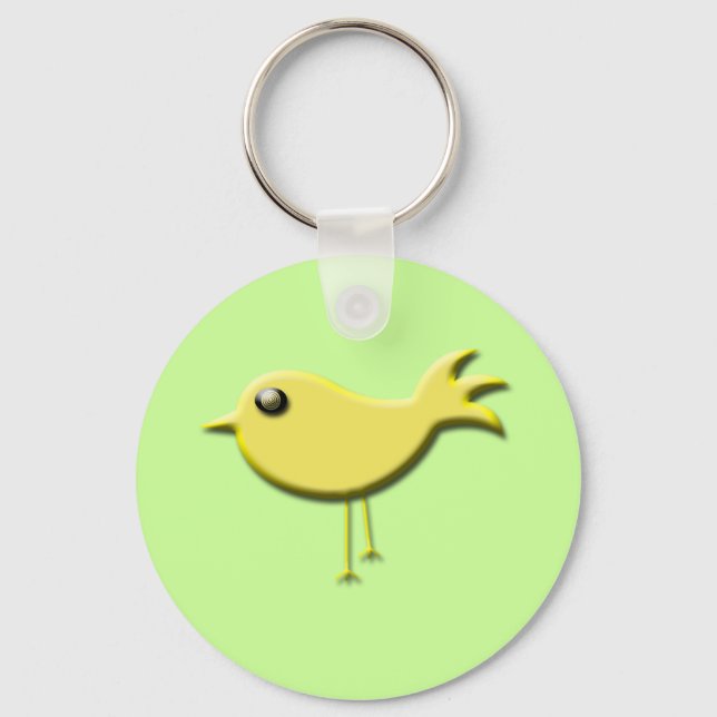 Yellow Bird Gifts Keychain (Front)