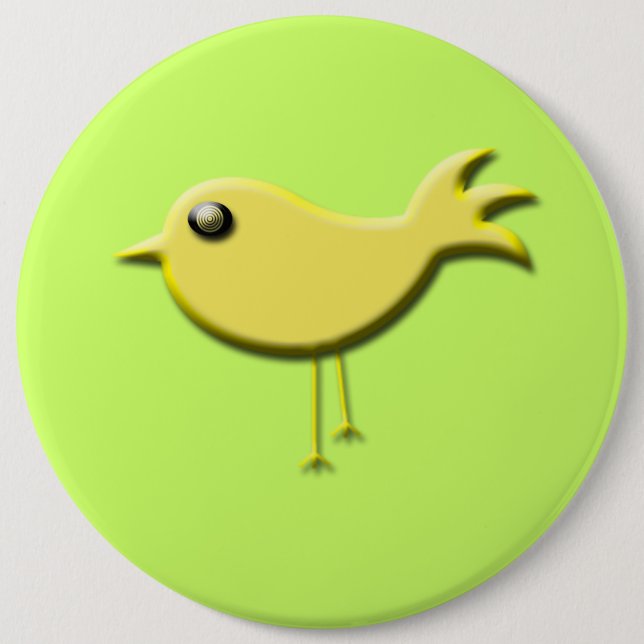 Yellow Bird Gifts Pinback Button (Front)