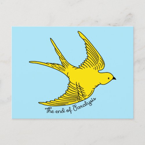 Yellow Bird Postcard