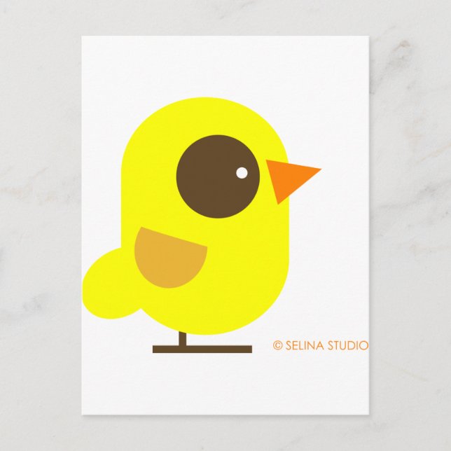 Yellow Bird Postcard (Front)