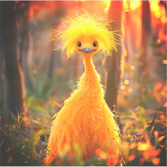 Yellow Bird Sticker (Front)