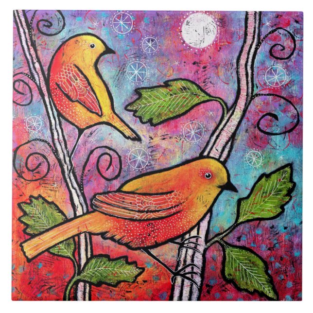 Yellow Bird Tile (Front)