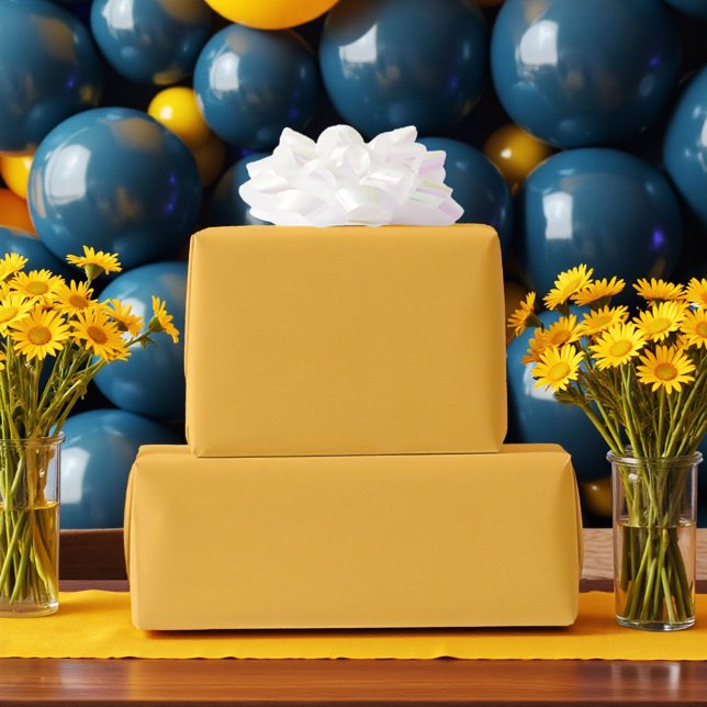 Yellow Birthday  Wrapping Paper (Creator Uploaded)