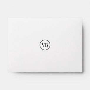 Yellow Black acrylic pour marble add name monogram Envelope