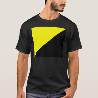 Yellow & Black Anarcho Capitalism Flag T-Shirt