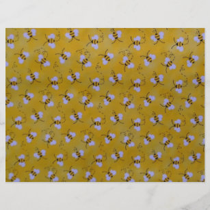 Custom Yellow Scrapbook Paper