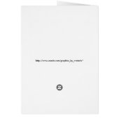 Yellow, Black and White Swirls Pattern. (Back)