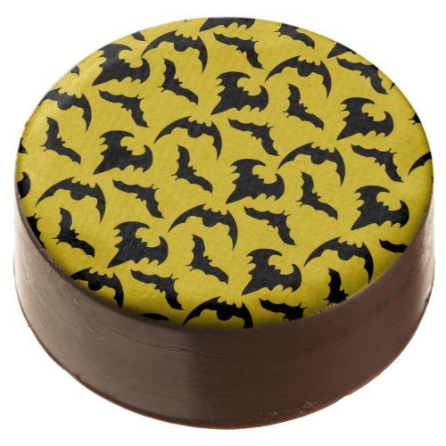 Yellow  Black Bats Halloween Party Chocolate Covered Oreo