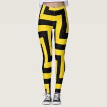 Yellow Black Chevron Geometric Dagonal Stripes