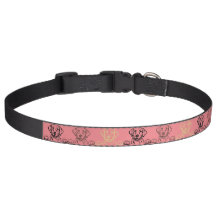 Yellow, Black, & Chocolate Cloth Adjustable Collar