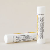 Yellow Black Eyed Susan Flowers Floral Lip Balm (Rotated Left)