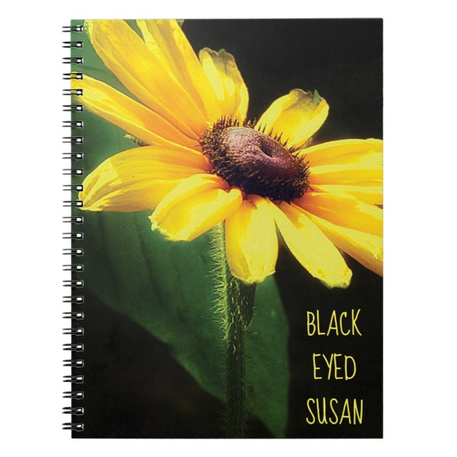 Yellow Black Eyed Susan Photograph Notebook (Front)