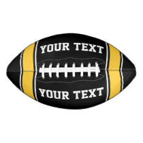 Yellow Black Football Sport Jersey Custom Text Yellow Black Football Sport Jersey Custom Text