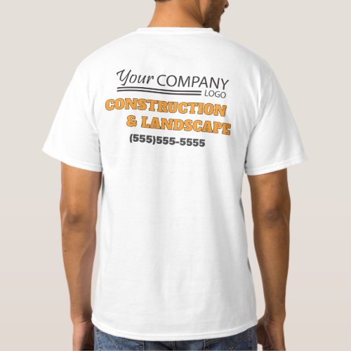Yellow, Black Outdoor Business Sign w/ Logo T-Shirt