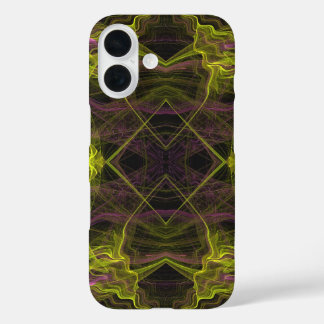 Yellow, Black, Pink Fractal -adjusts for all cases