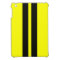 Yellow Black Racing Stripes Ipad Mini Case