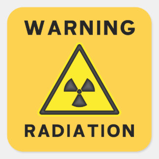 Radiation Stickers | Zazzle