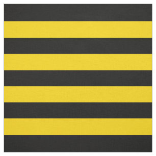 Yellow/Black Stripes Fabric
