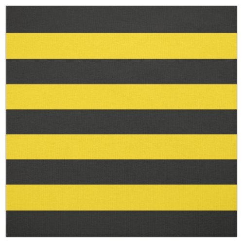 YellowBlack Stripes Fabric