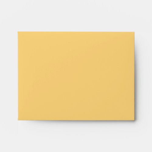 Yellow Blank Note Card A_2 Envelope Template