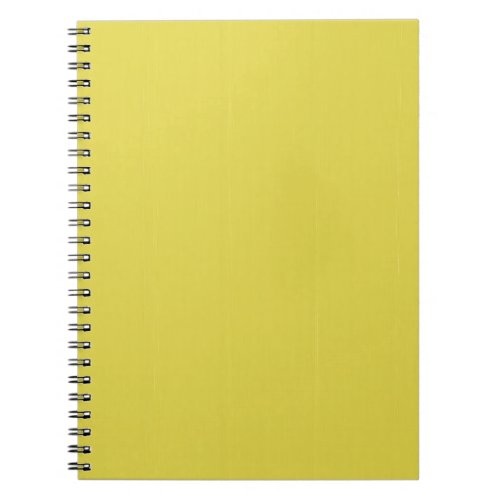 Yellow Blank Plain DIY template add text photo Notebook