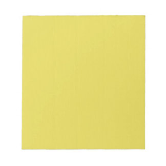 Yellow Blank Plain DIY template add text photo Notepad
