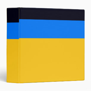 Yellow Blue 3 Ring Binder