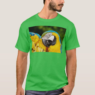 Yellow Blue amp Green Parrot T-Shirt
