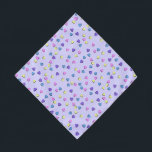 Yellow, Blue and Pink Hearts Bandana<br><div class="desc">* Yellow, Blue and Pink Hearts on a purple background covers this square bandanna scarf. * Change background color to a color of your choice to go with the colorful hearts. * Nice, small sized gift for family, friends, pets or as stocking stuffer. * Two size options * Perfect for...</div>