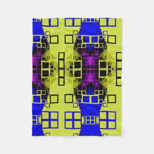 Yellow Blue and Purple Blanket