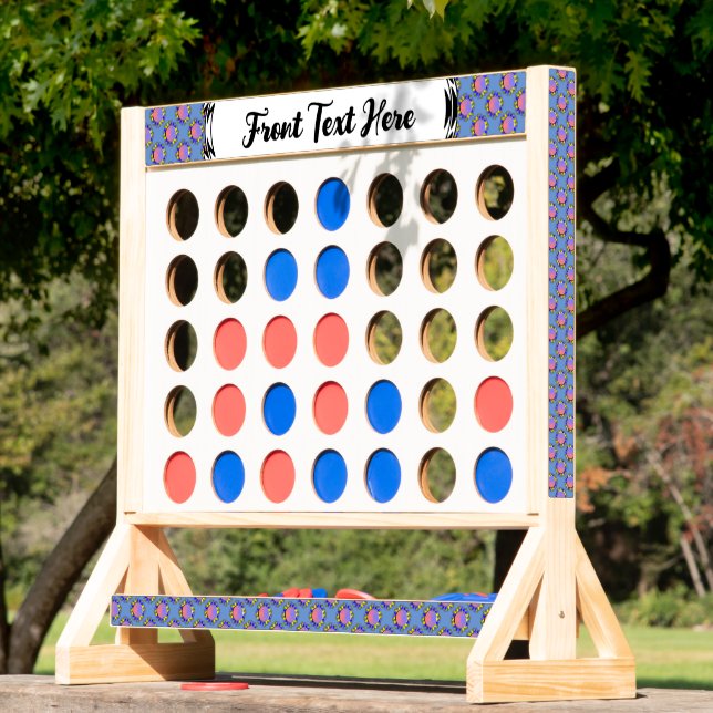 Yellow-Blue Disc Ribbon by Kenneth Yoncich Fast Four (Lawn)