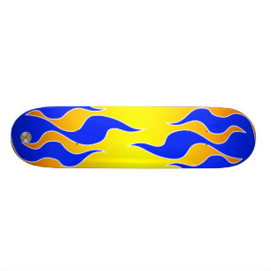 Yellow & Blue Flame Board