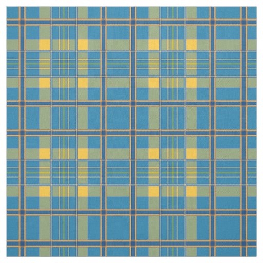 Yellow, Blue & Green Fabric