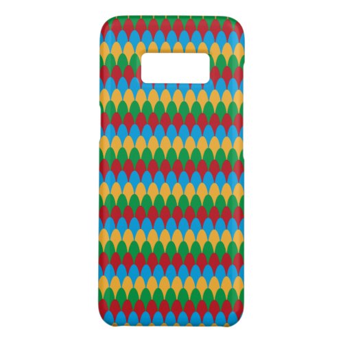 Yellow Blue Green  Red Geometric Scallops Case_Mate Samsung Galaxy S8 Case