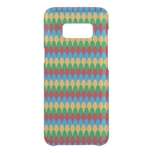 Yellow Blue Green  Red Geometric Scallops Uncommon Samsung Galaxy S8 Case