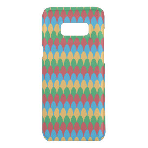 Yellow Blue Green & Red Geometric Scallops Uncommon Samsung Galaxy S8+ Case