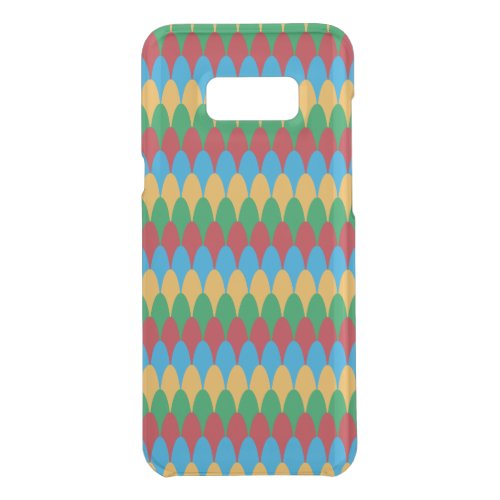 Yellow Blue Green  Red Geometric Scallops Uncommon Samsung Galaxy S8 Case