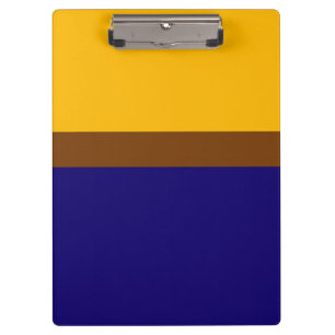 Yellow Blue Plain Color Block Design  Clipboard