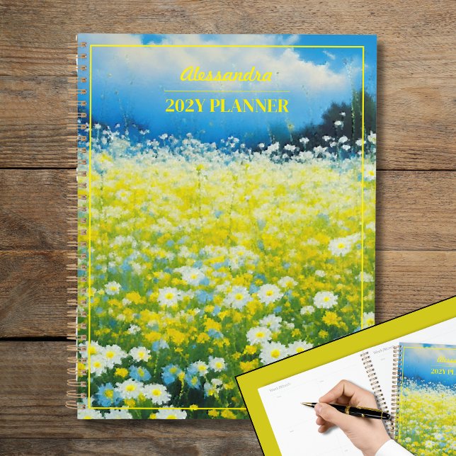 Yellow Blue Wildflower Field Planner (Creator Uploaded)