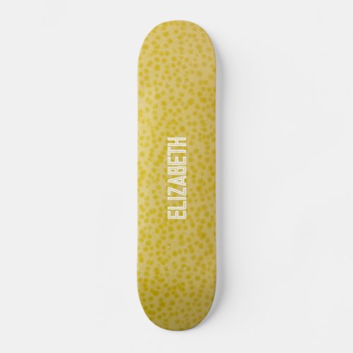 Yellow Board Male Unisex Girly Personalized Skateboard