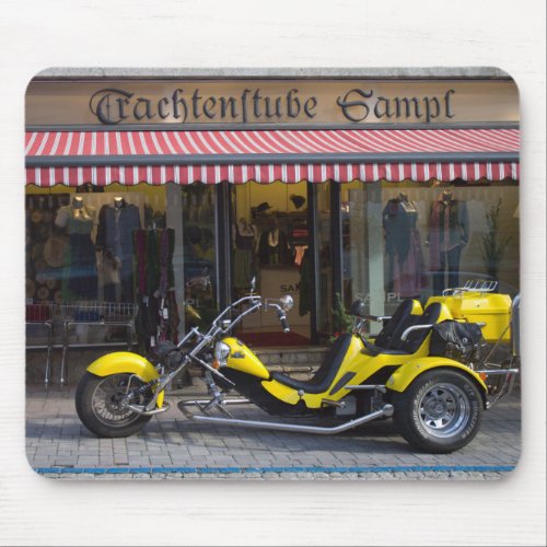 Yellow Boom Trike Mouse Pad