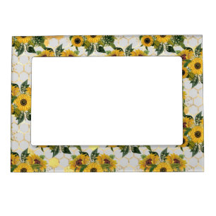 Yellow Bouquet Magnetic Frame