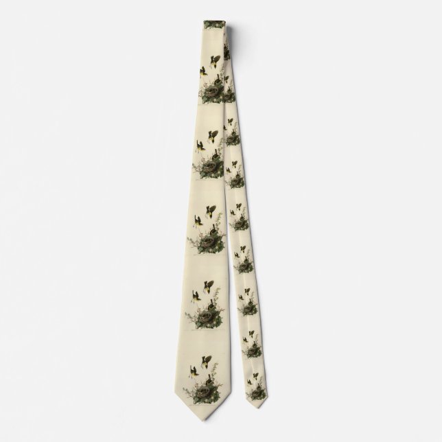 Yellow-breasted Chat - Audubon's Birds of America Neck Tie (Front)