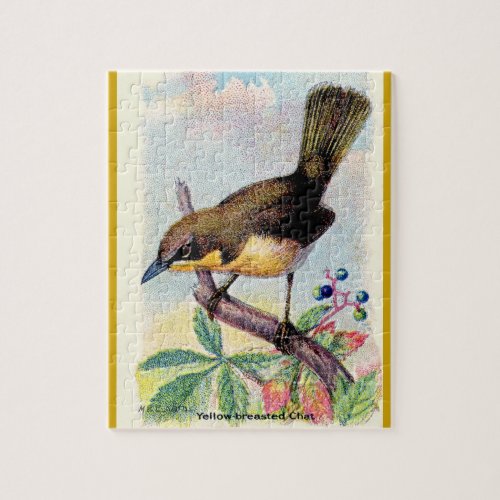 Yellow_breasted Chat Bird Puzzle