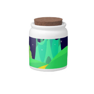 yellow brick road candy jar