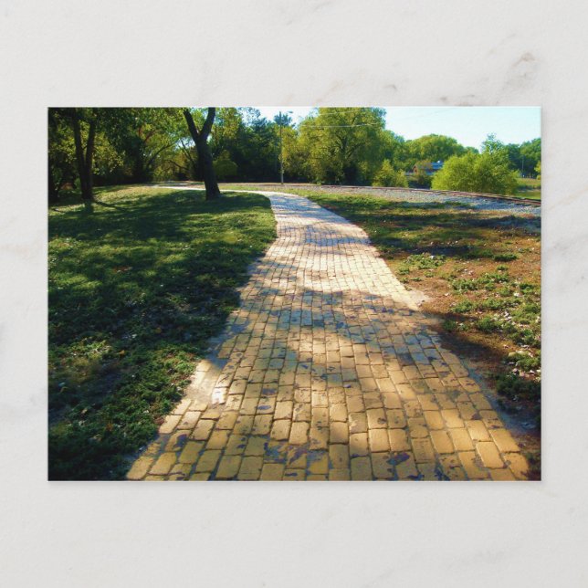 yellow brick road nature walk postcard (Front)