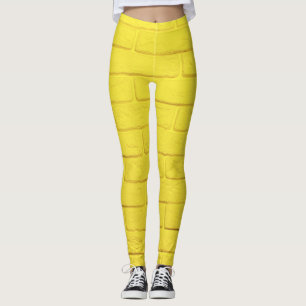 yellow brick wall leggings