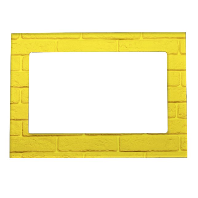 yellow brick wall magnetic frame (Front)
